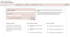 Desktop Screenshot of digitarq.adlra.dgarq.gov.pt