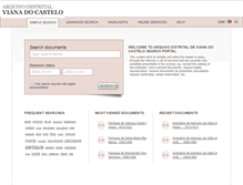 Tablet Screenshot of digitarq.adlra.dgarq.gov.pt