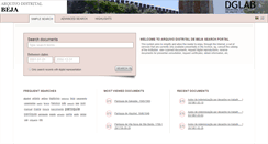 Desktop Screenshot of digitarq.adbja.dgarq.gov.pt